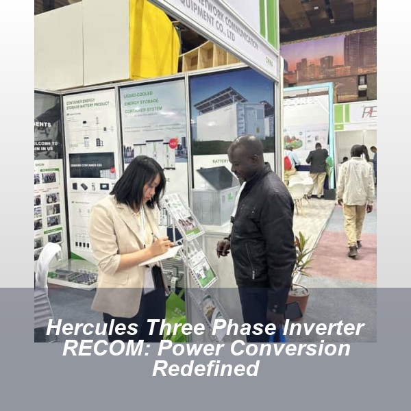 Hercules Three Phase Inverter RECOM: Power Conversion Redefined